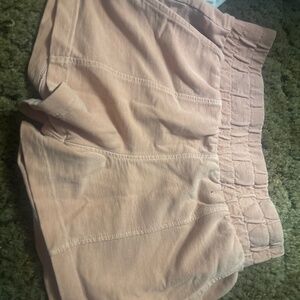 Small salmon color shorts